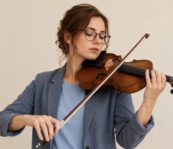 Violon d'étude d'occasion en parfait état, préparé par Atelier Sonoris